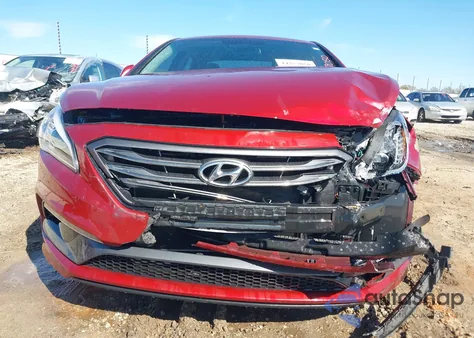2016 Hyundai Sonata Sport z USA, uszkodzony, nr VIN 5NPE34AF9GH348027